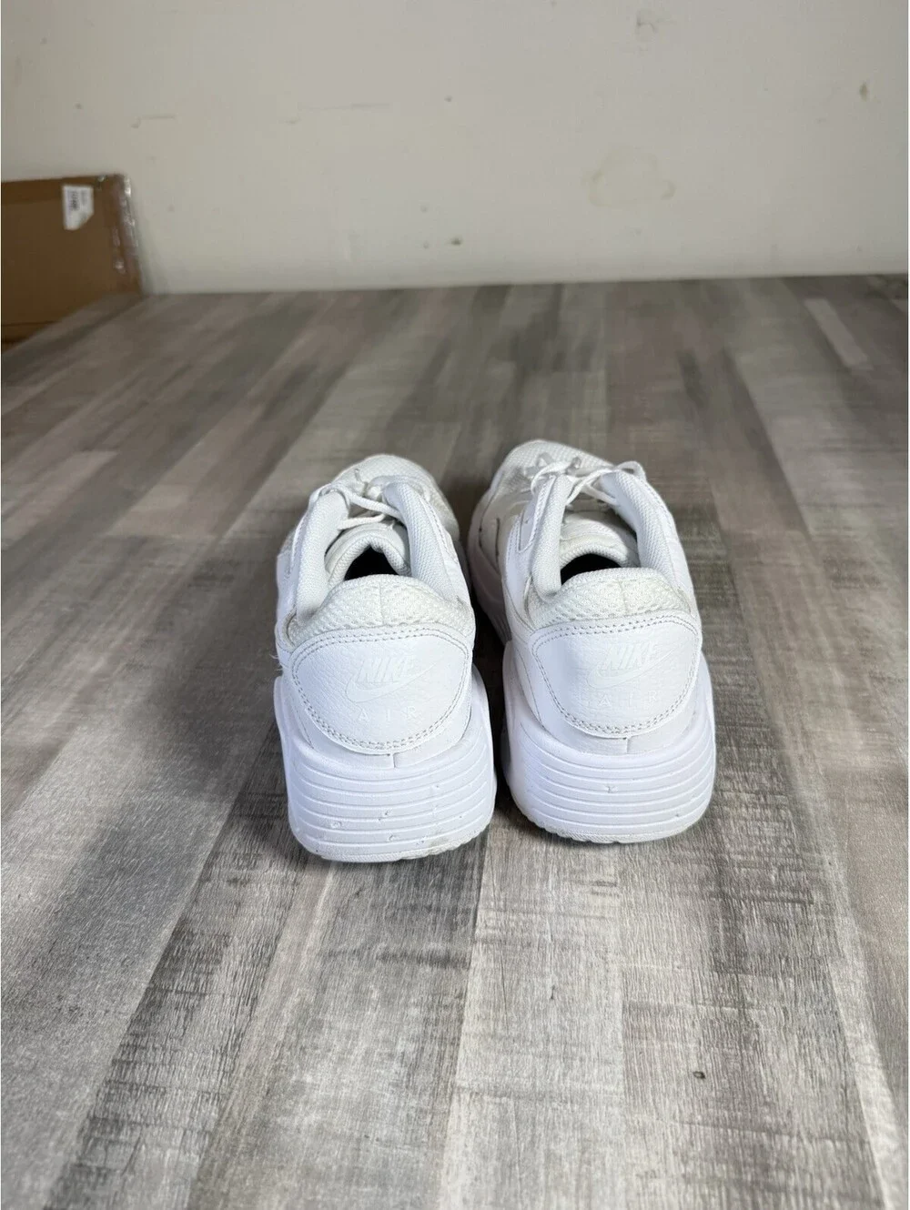 Nike Womens Air Max SC CW4554-101 White Low Top Lace-Up Tennis Shoes Size 11